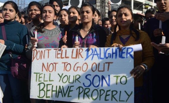印度婦女上街抗議