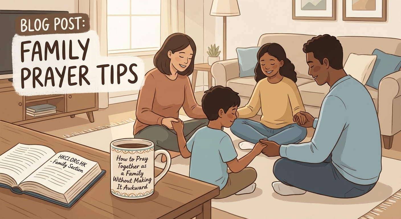How to Pray Together as a Family Without Making It Awkward - Illustration 1