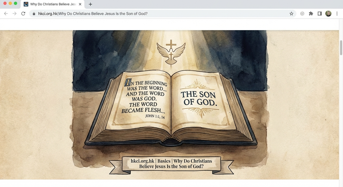 Why Do Christians Believe Jesus Is the Son of God? — 1